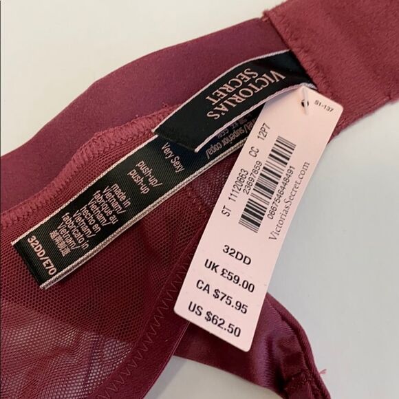 🔥VICTORIA SECRET VERY SEXY PUSHUP BRA 32DD New - Picture 7 of 7